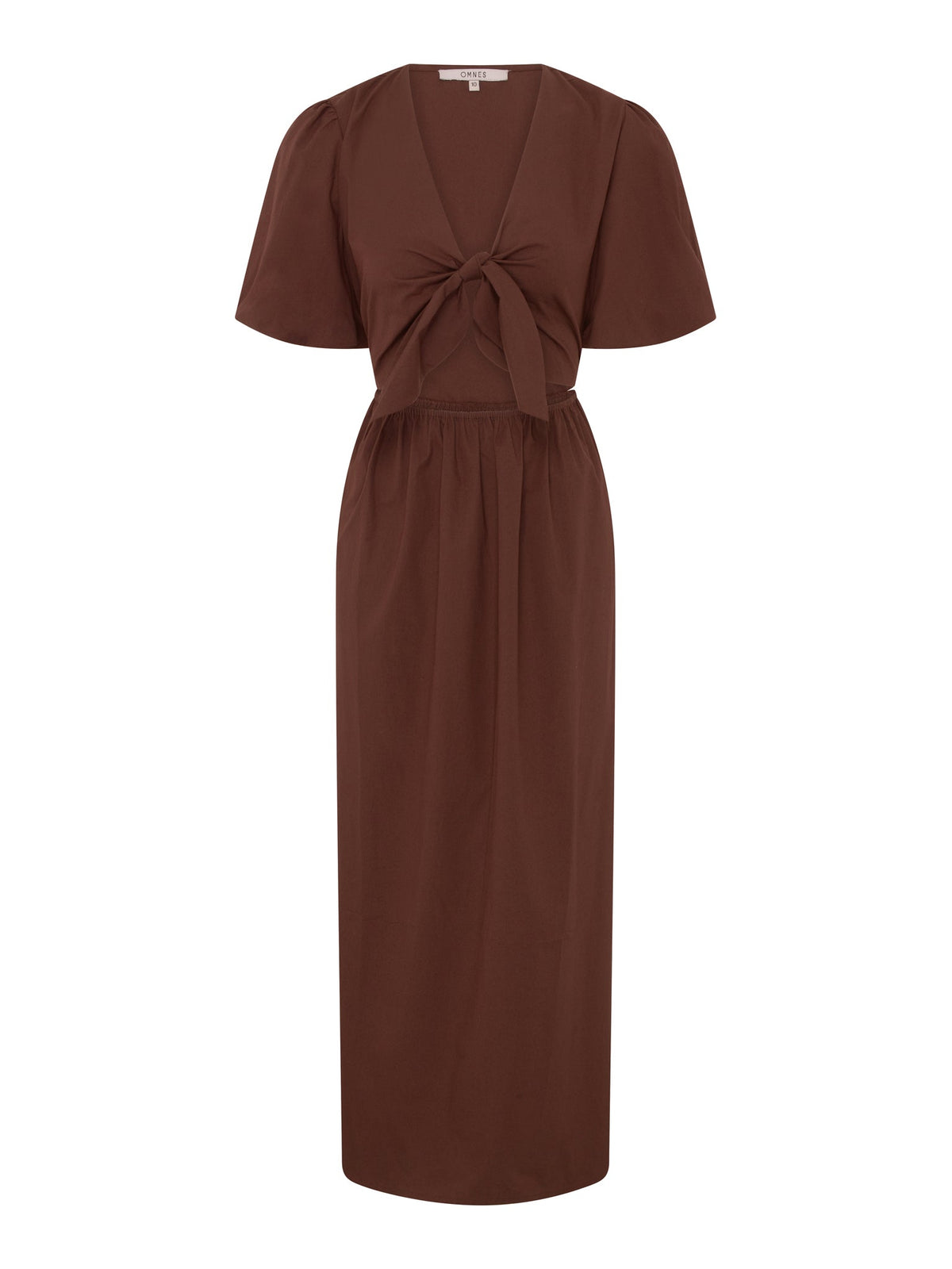 Joy Midi Dress in Chocolate