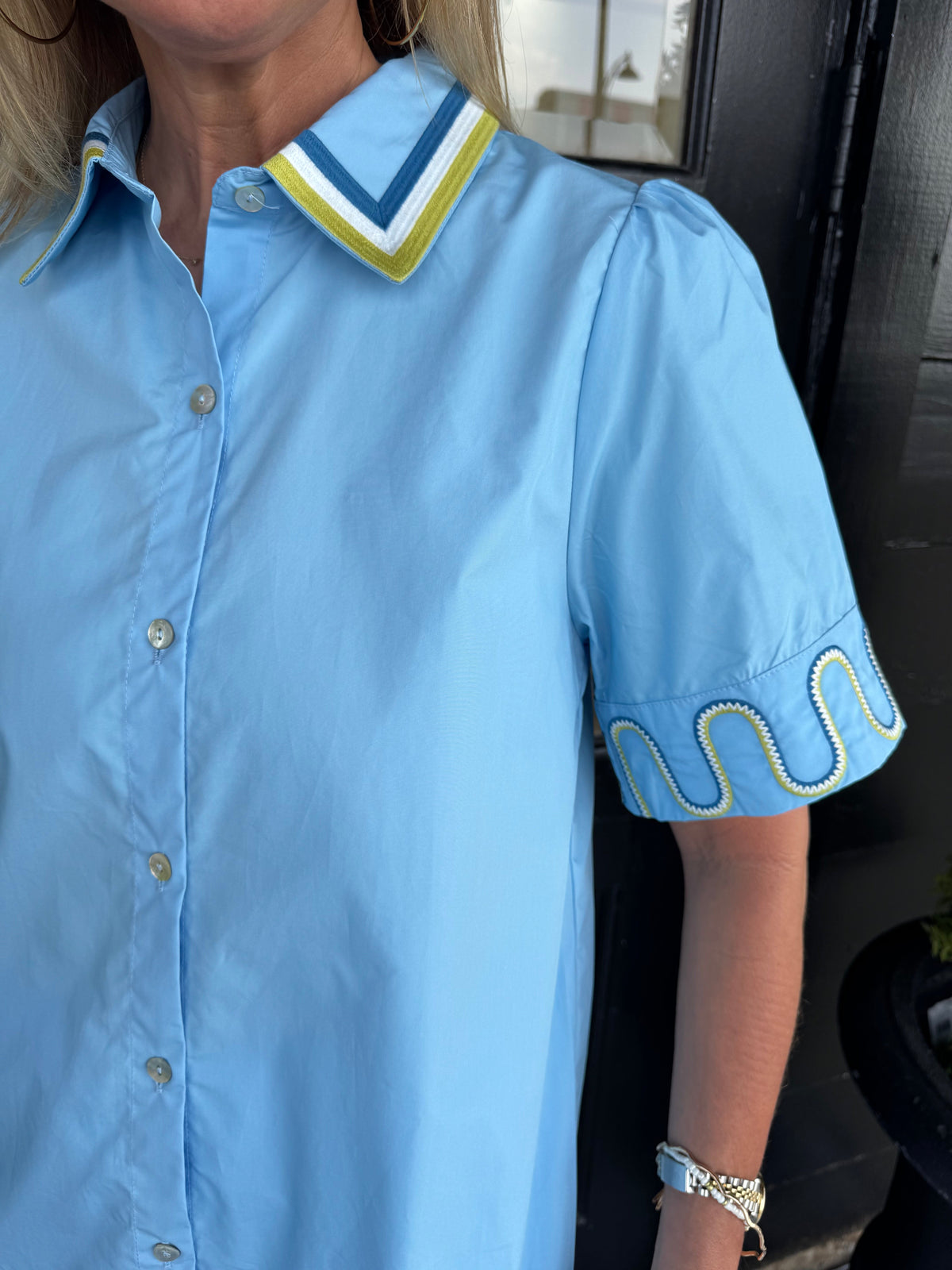 Ana Top - Blue