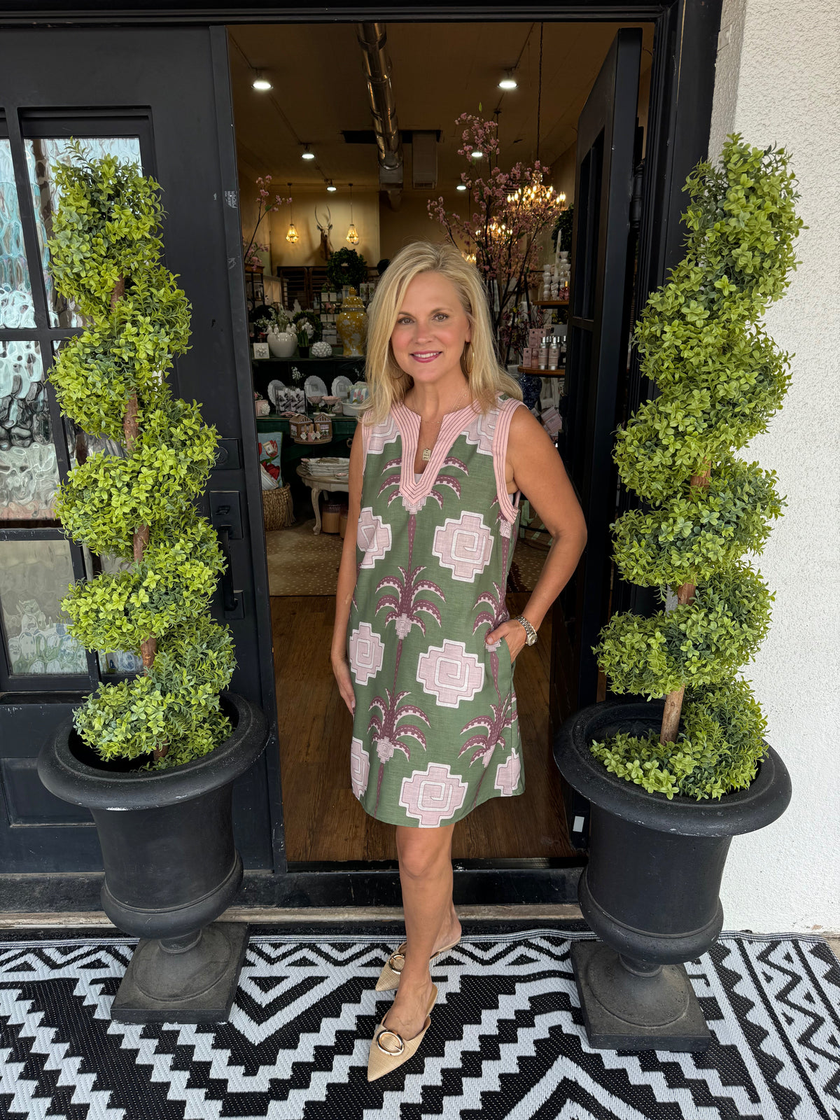 Gianna Dress - Olive