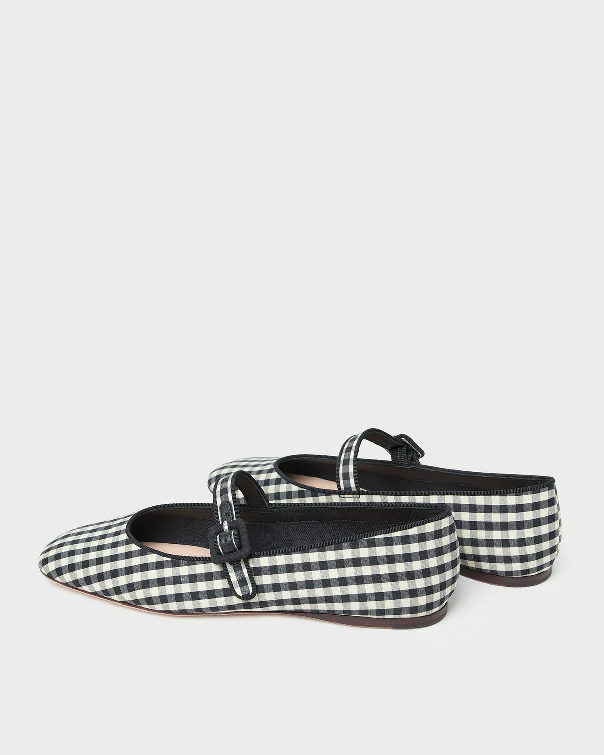Ginger Black/White Gingham Mary Jane