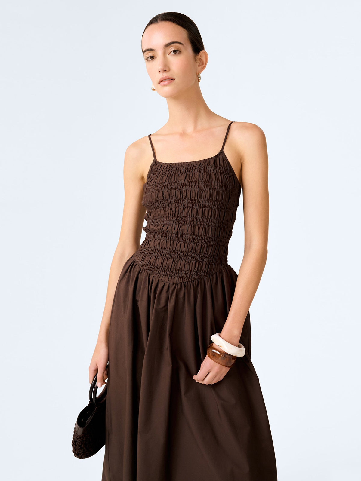 Paulina Dress in Chocolate