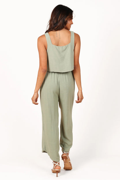 Eleanor Cropped Top - Green