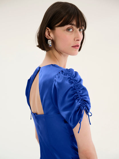 Jemima Dress in Cobalt