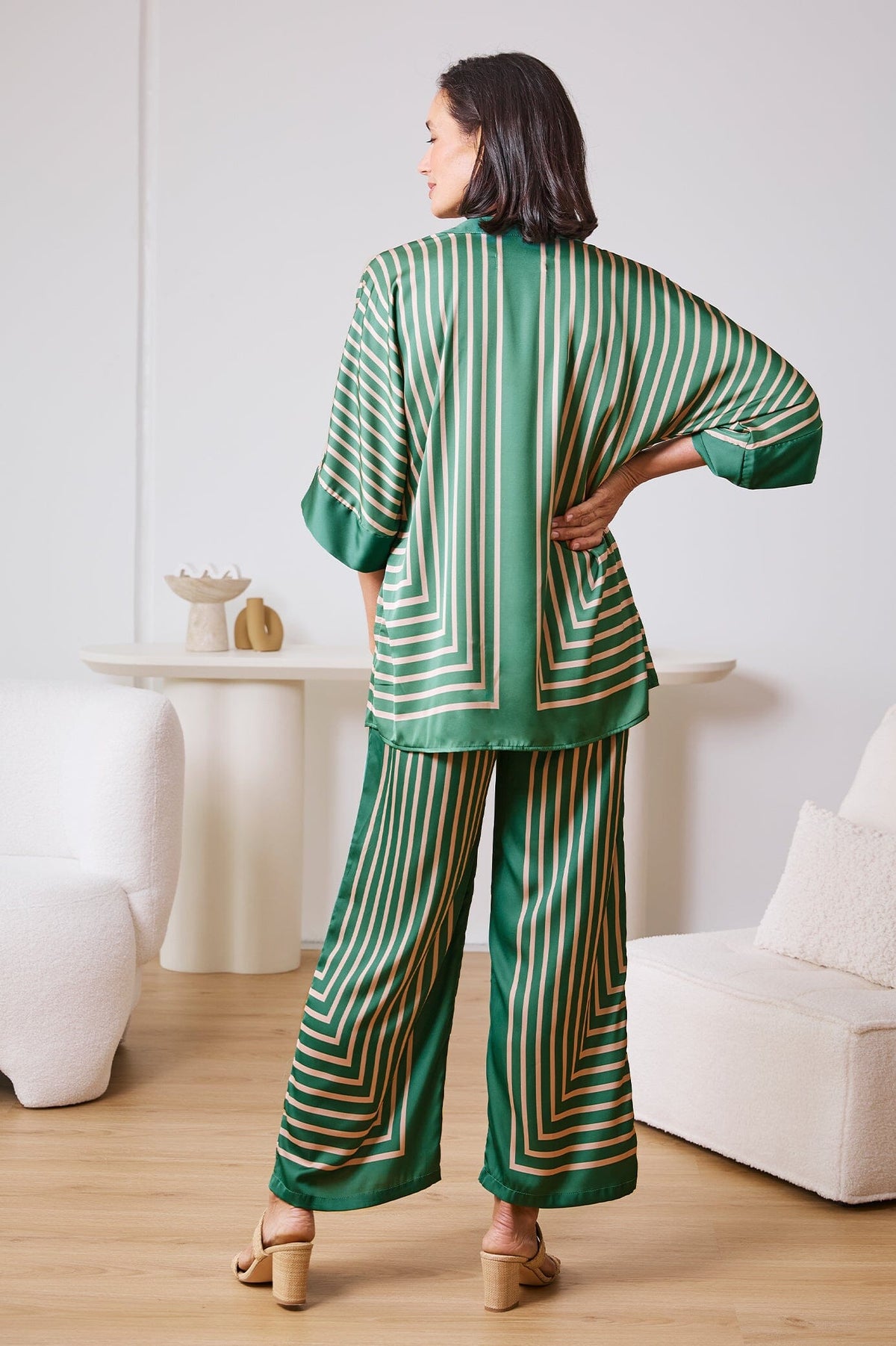 Alma Short Sleeve Top Emerald