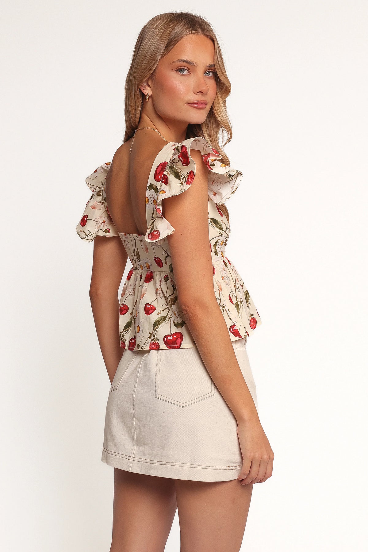 Lyric Ruffle Top - Mon Cheri