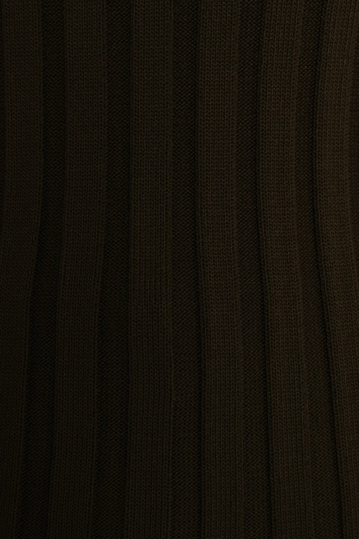 Aneesa Wide Rib Knit Top - Dark Olive