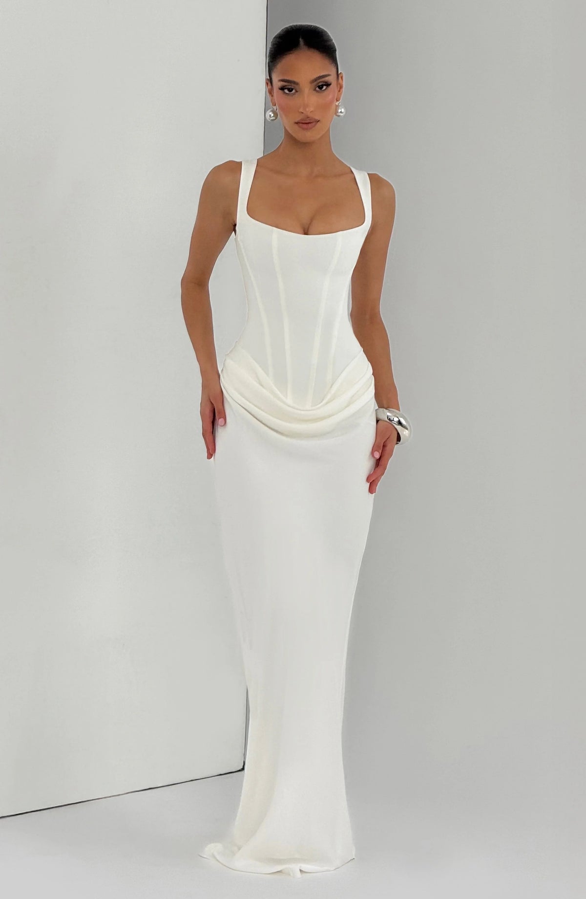 Cornelia Maxi Dress - Ivory