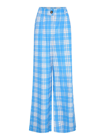 Samara Wide Leg Checked Trouser