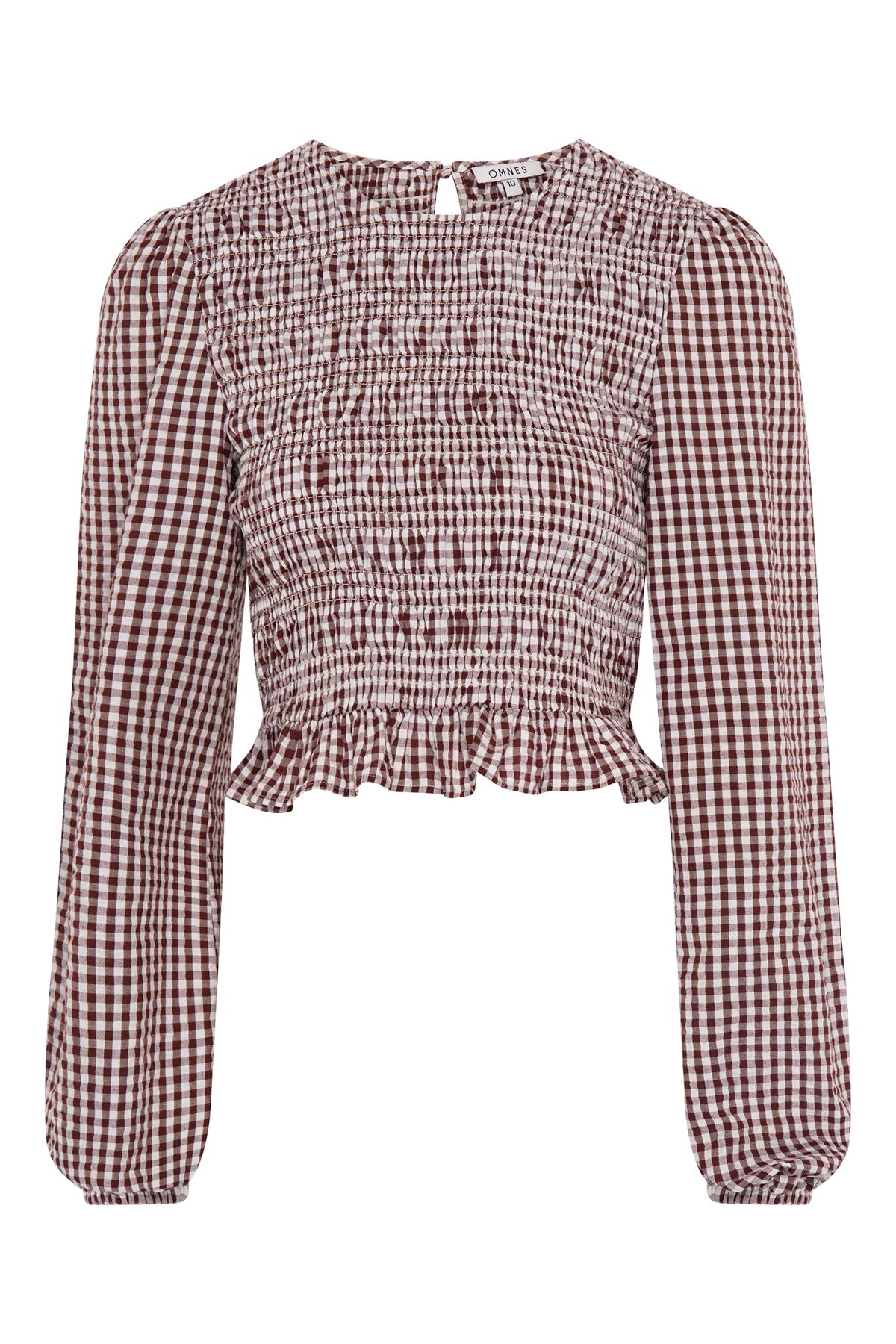 Kaloppe Top in Brown
