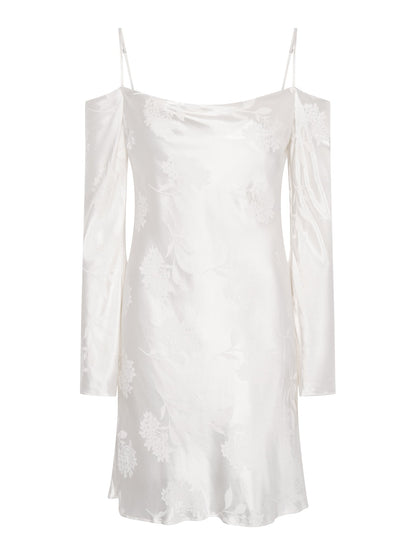 Monique Mini Dress in Ivory