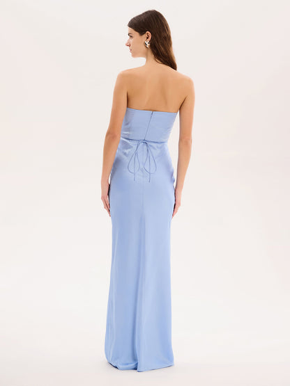Amdra Maxi Dress in Light Blue