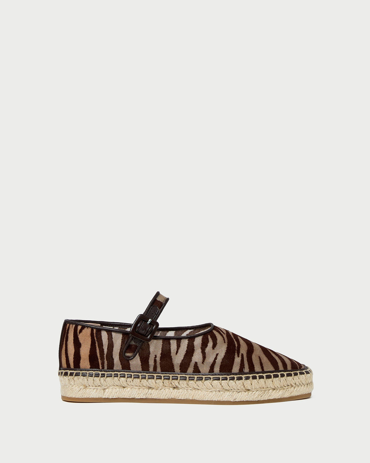 Clover Zebra Mesh Espadrille