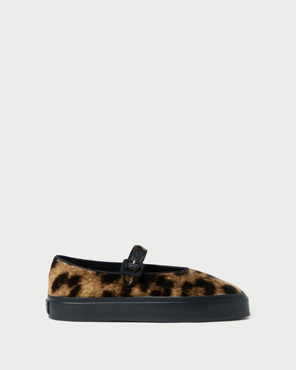 Cooper Leopard Velvet Mary Jane Sneaker