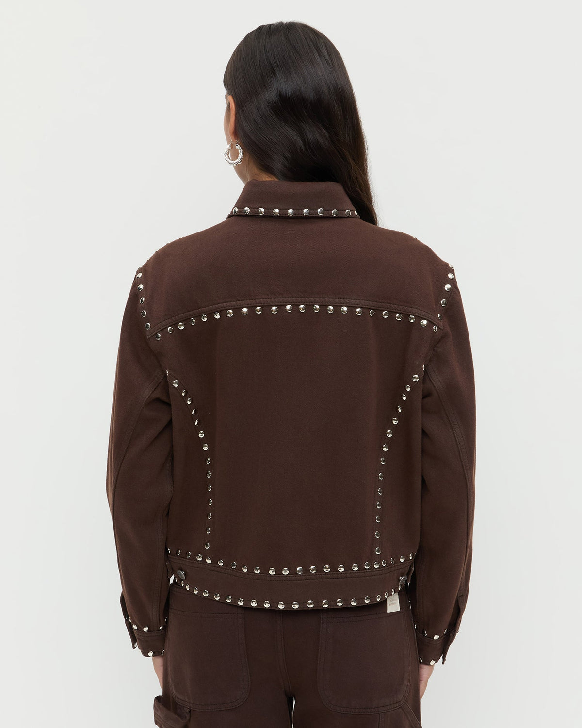 Elijah Studded Denim Jacket