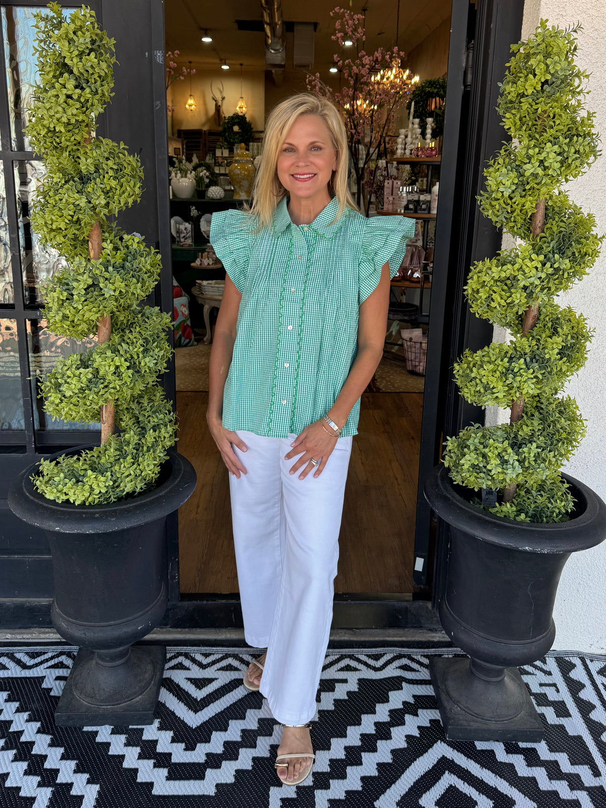 Caroline Top - Green
