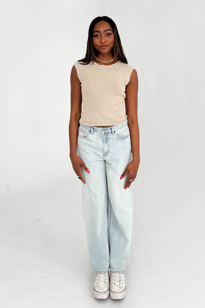 Alicia Top in Oat