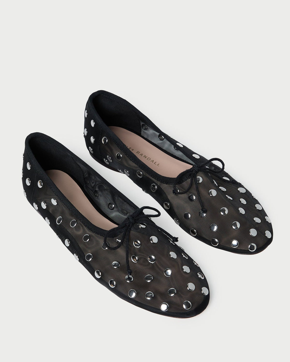 Landon Black/Silver Mesh Ballet Flat