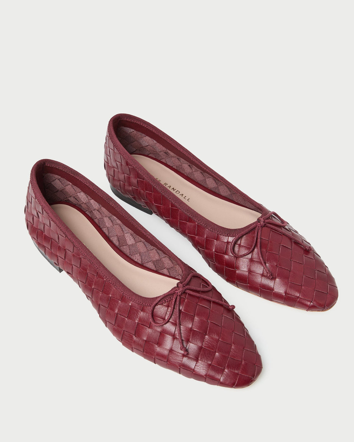 Landry Wine Woven Ballet Flat