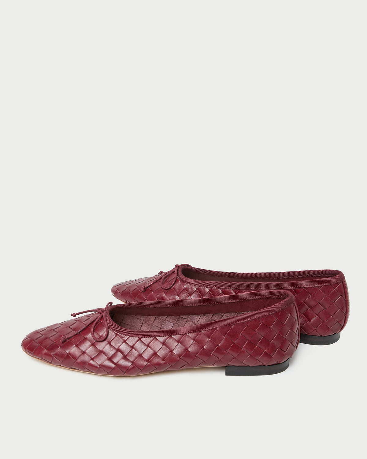Landry Wine Woven Ballet Flat