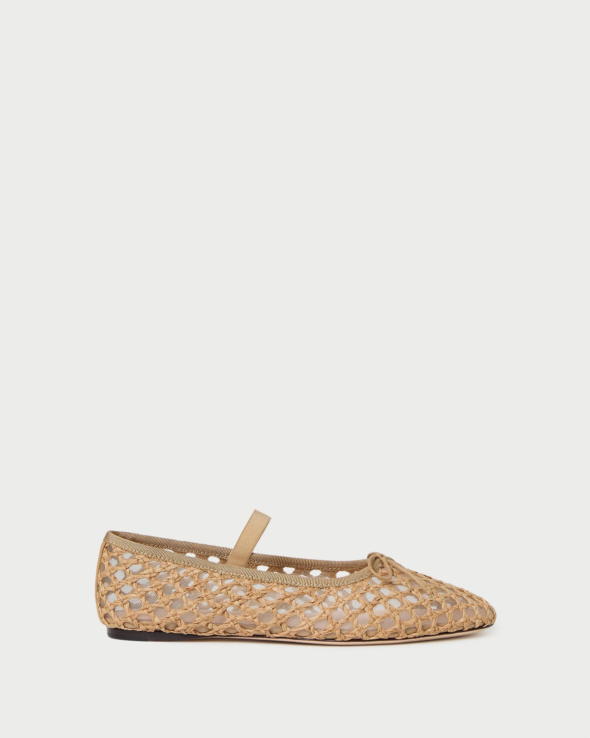 Leonie Brown Crochet Ballet Flat