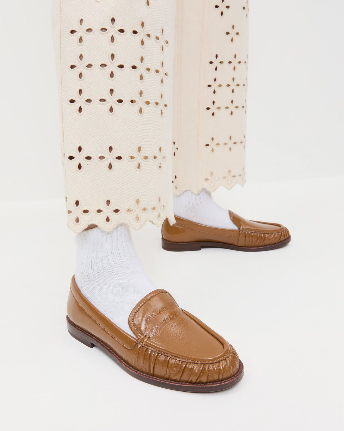 Lucille Safari Leather Loafer