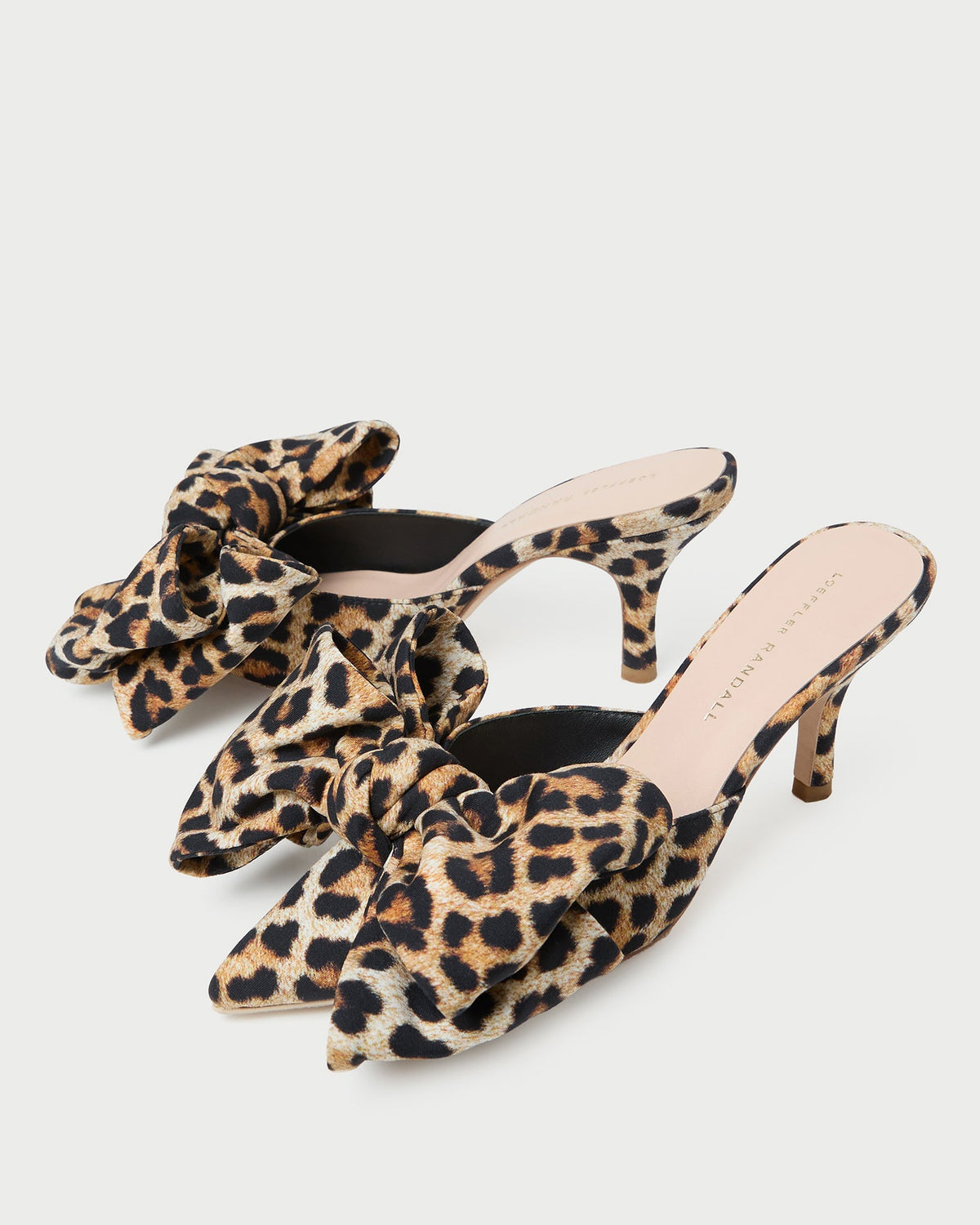 Margot Leopard Jersey Bow Mule