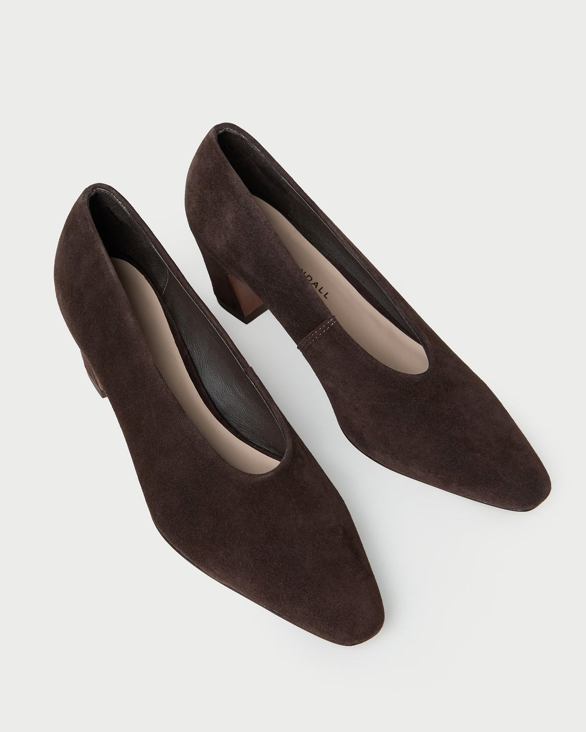 Neive Brown Suede Low Pump