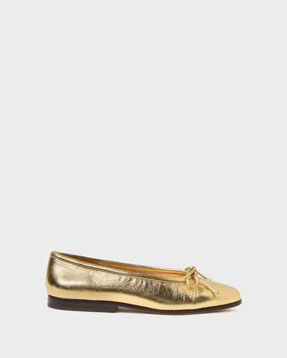 Noelle Champagne Ballet Flat