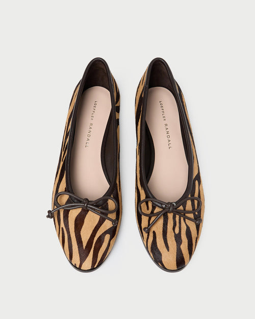 Noelle Zebra Ballet Flat