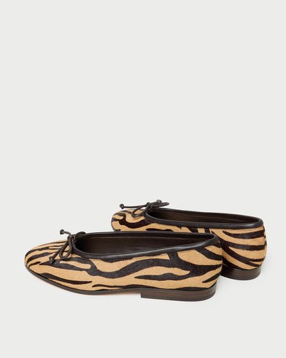 Noelle Zebra Ballet Flat