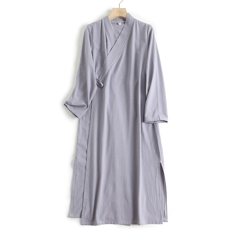 Luo Ying 落英 Falling Petals Song & Ming Pure Cotton Jiaoling Changshan Long Top