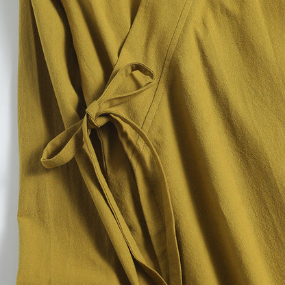 Luo Ying 落英 Falling Petals Song & Ming Pure Cotton Jiaoling Changshan Long Top