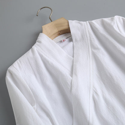 Luo Ying 落英 Falling Petals Song & Ming Pure Cotton Jiaoling Changshan Long Top