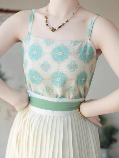 Yiban Yiban 一瓣一瓣 Petal by Petal Song Dynasty Improved Moxiong Various Patterned Tank Tops
