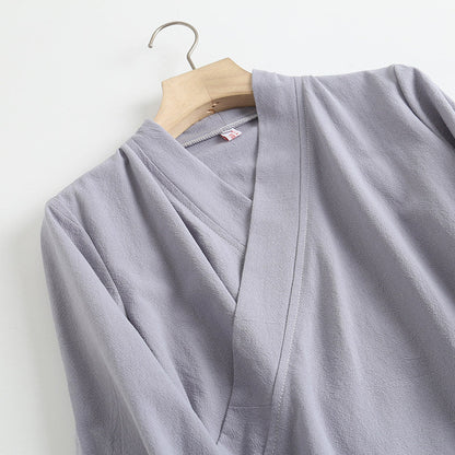 Luo Ying 落英 Falling Petals Song & Ming Pure Cotton Jiaoling Changshan Long Top