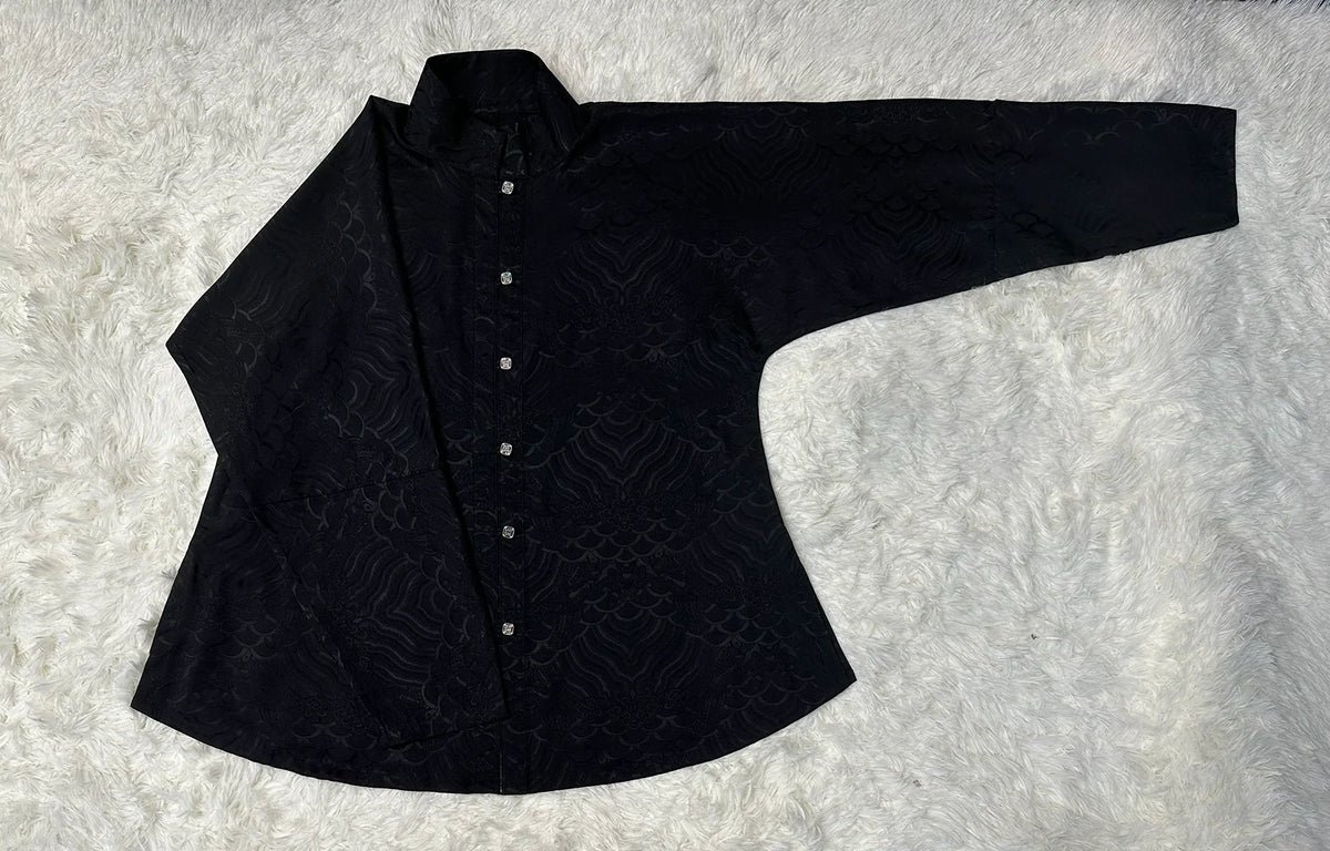 Long Lin 龙鳞 Dragon Scales Ming Dynasty Men's & Unisex Liling Duijin Ao Standing Collar Winter Top