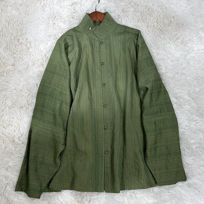 Old Wine 古酒 Modernized Ming Dynasty Men's Liling Duijin Shan Daily Standing Collar Top