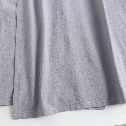 Luo Ying 落英 Falling Petals Song & Ming Pure Cotton Jiaoling Changshan Long Top