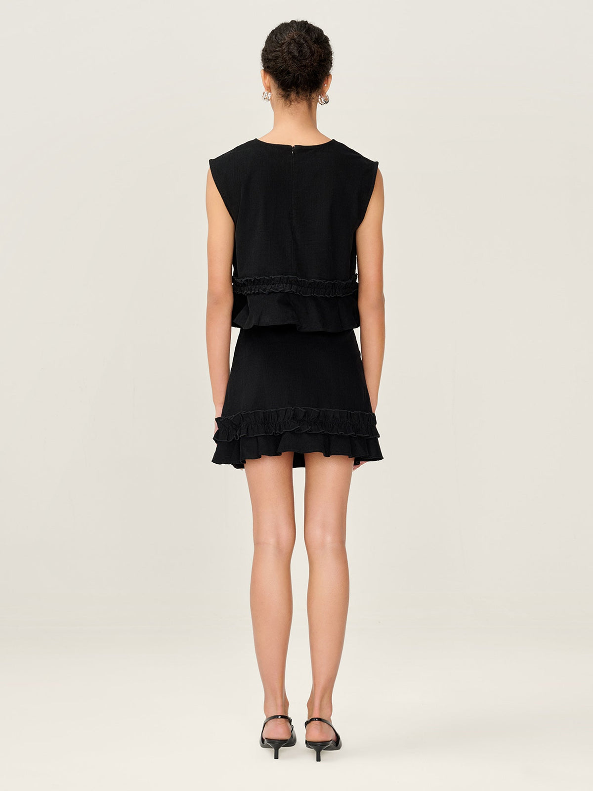 Dori Cord Top in Black