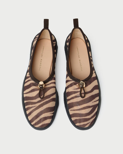 Raina Zebra Mesh Flat