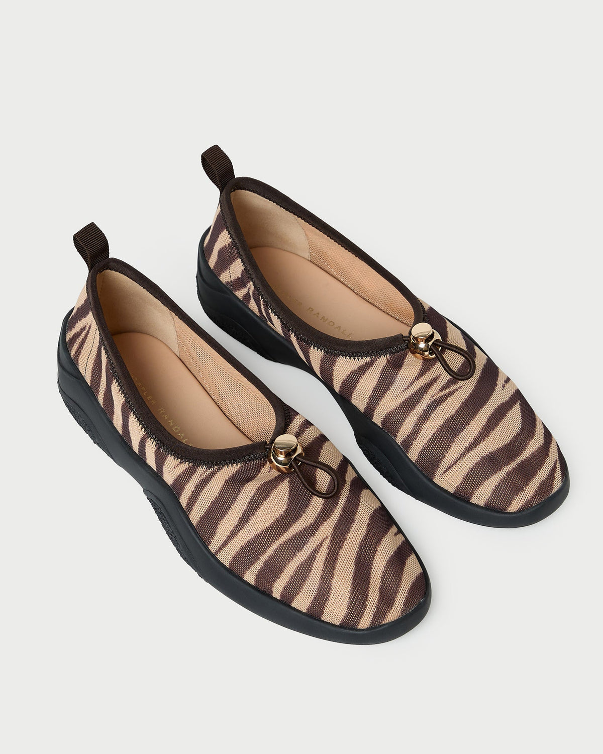 Raina Zebra Mesh Flat