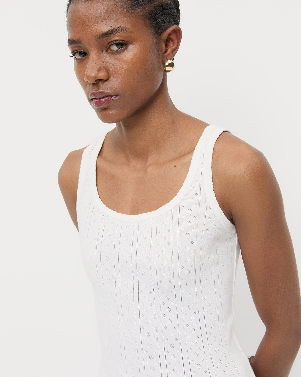 Rylee Pointelle Tank Top