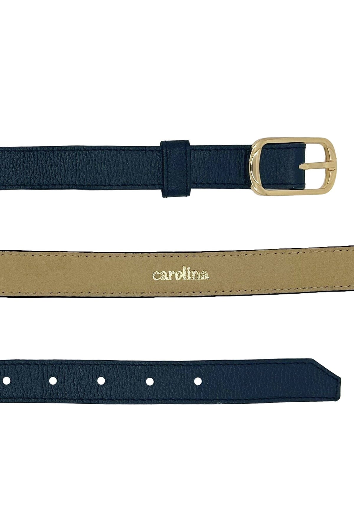 Skinny Belt Navy