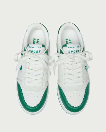 Topspin Cream/Green Court Sneaker