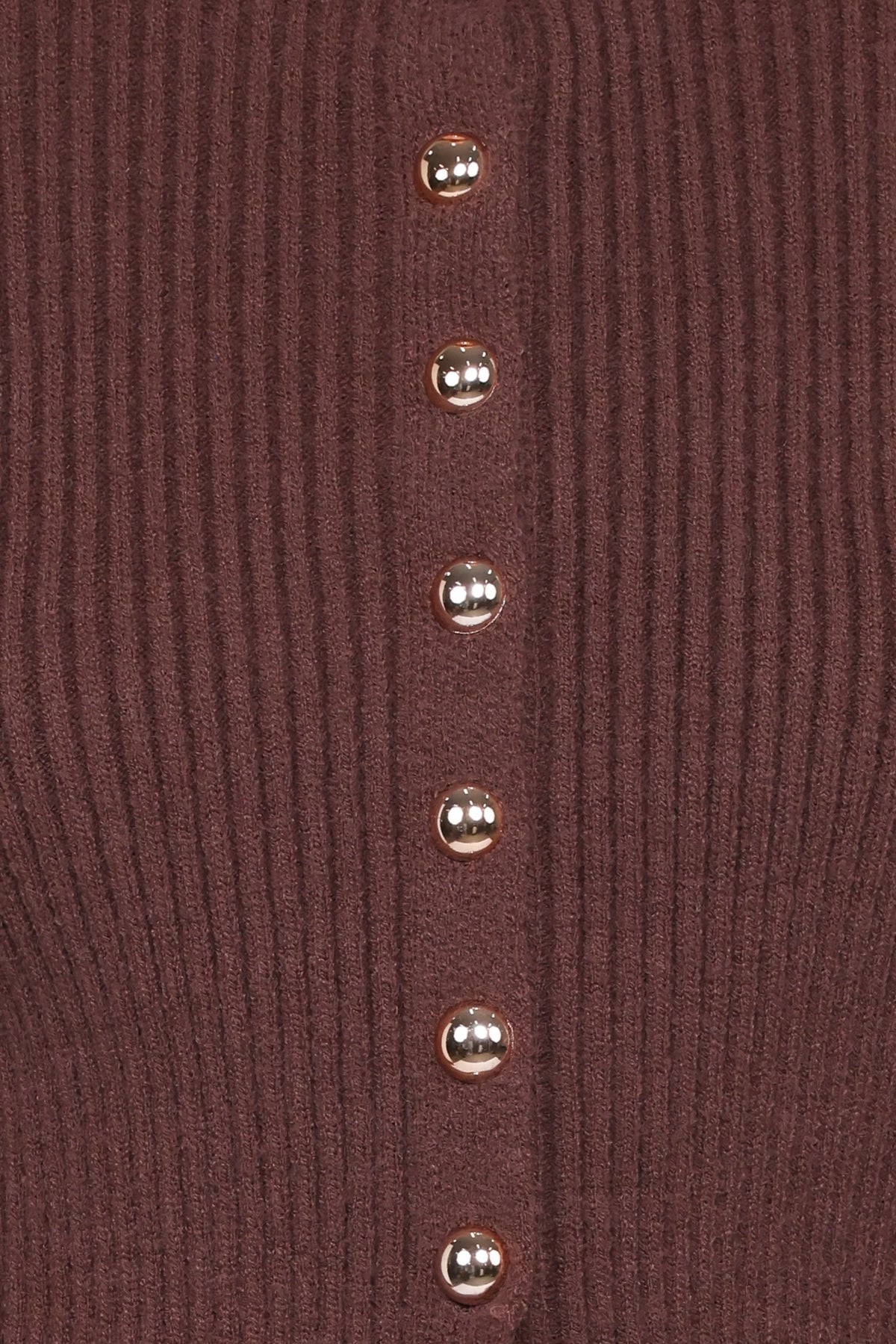Circe Cardigan Top - Chocolate