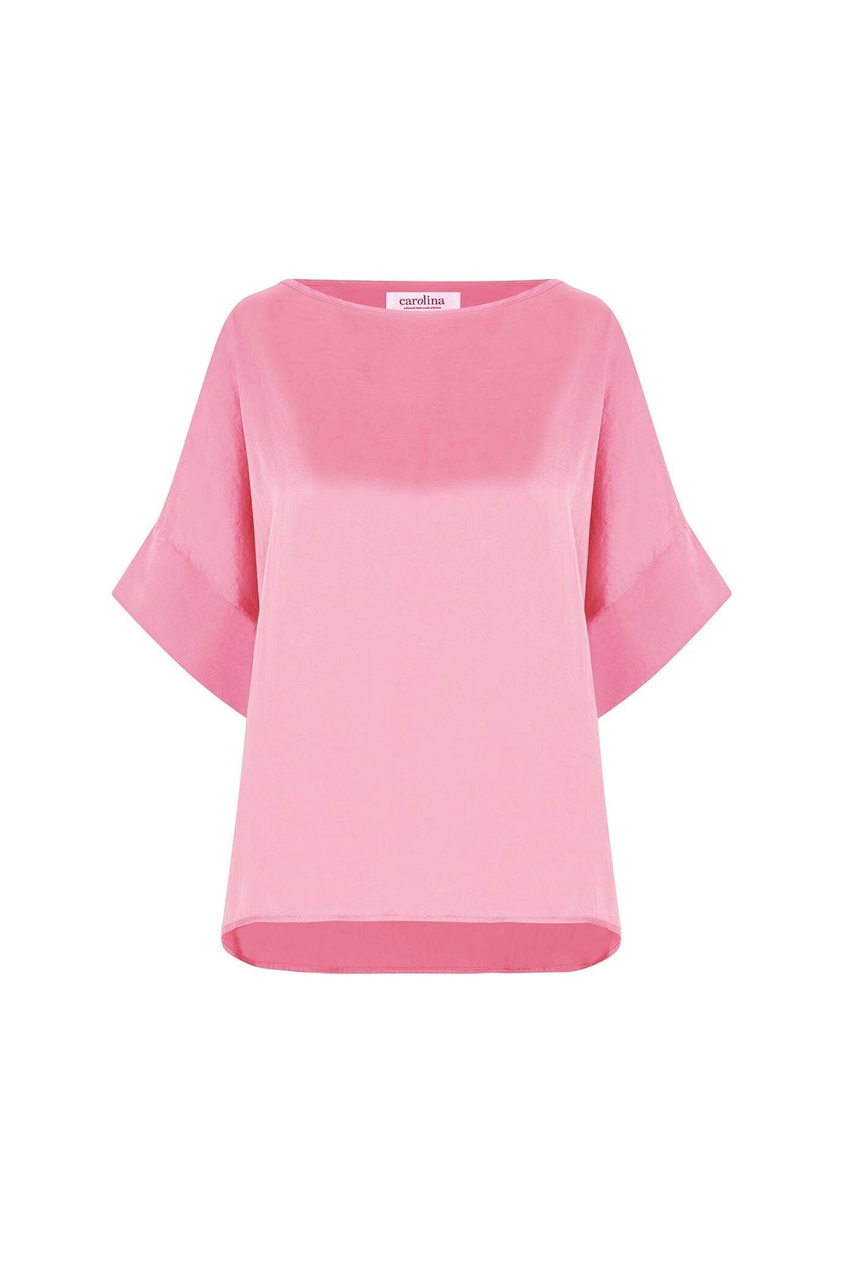 Bianca Short Sleeve Top Pink