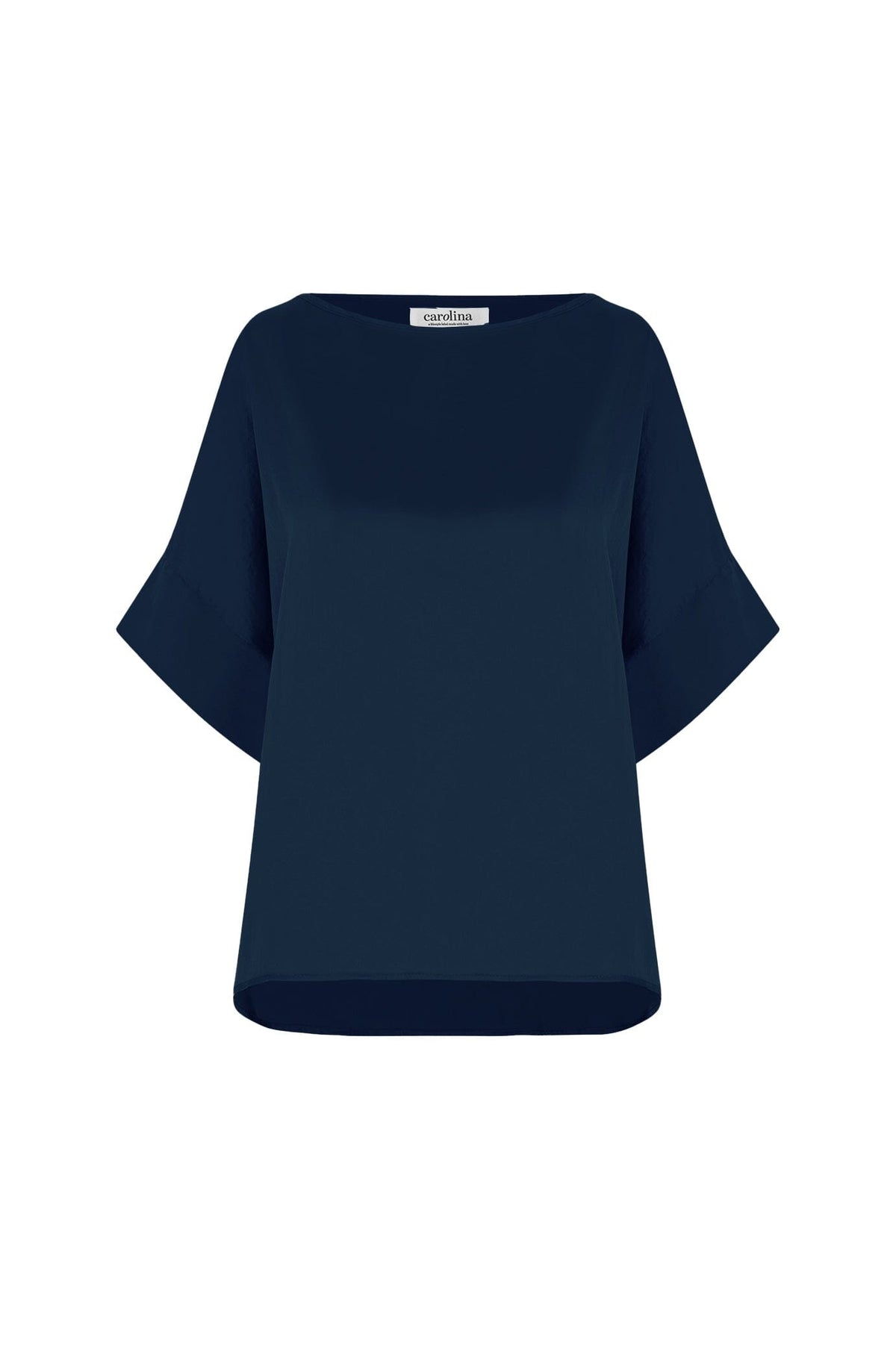 Bianca Short Sleeve Top Navy