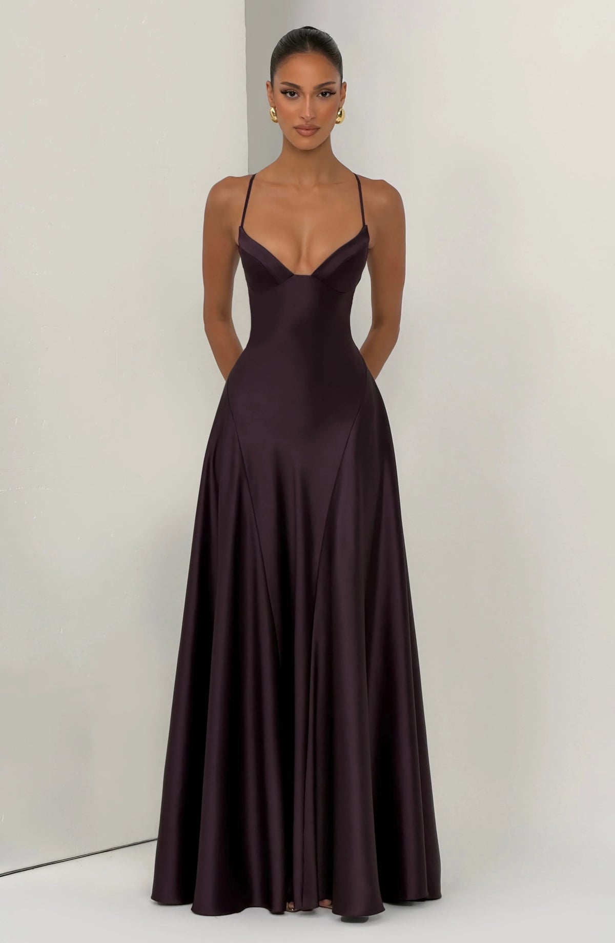 Asterin Maxi Dress - Plum