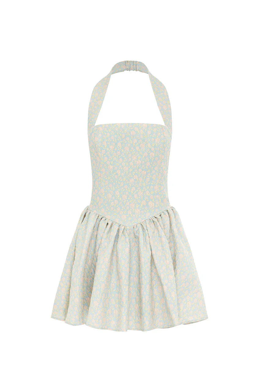 SUENA MINI DRESS - PINK ROSE