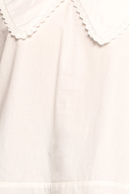 Kenna Long Sleeve Top - White